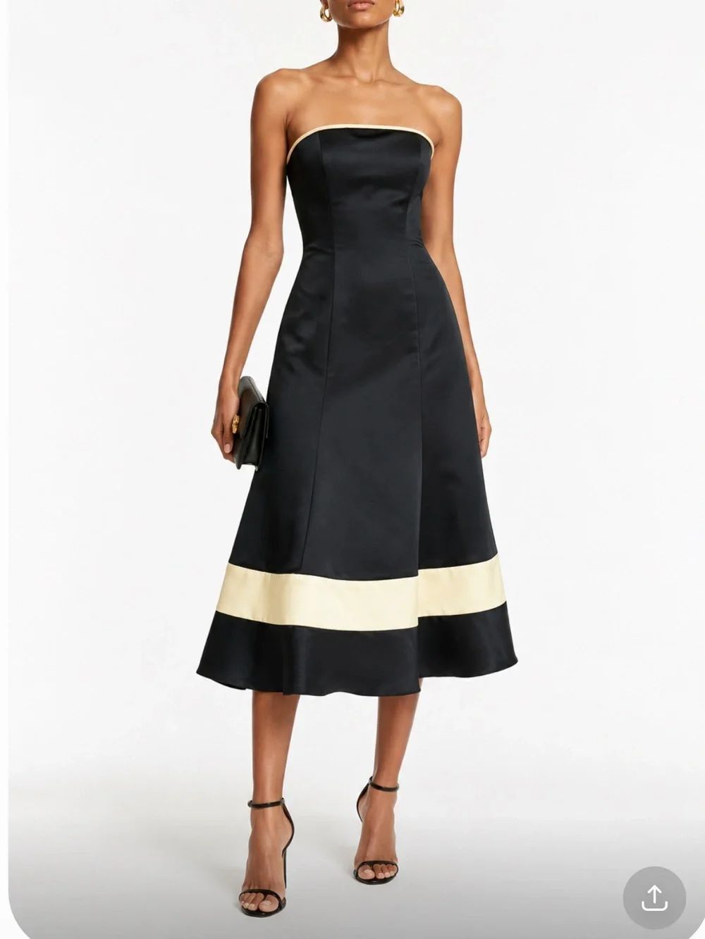 VINTAGE GUNNE SAX Black Evening Dress Minimalist
